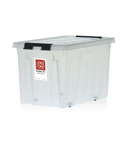 Ящик Rox Box на роликах с крышкой 70 л