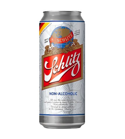 Пиво безалкогольное Schlitz Alkoholfrei пастеризованное фильтрованное светлое 0,5 л