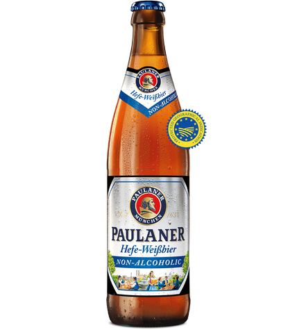 Пиво Paulaner Hefe-Weissbier светлое пшеничное безалкогольное