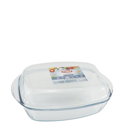 Утятница Pyrex Essentials с крышкой прямоугольная 6,5 л