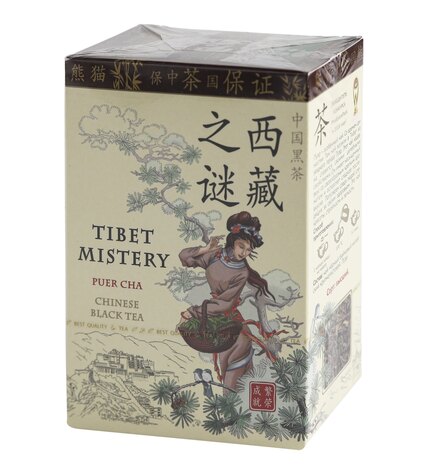 Чай черный Greenpanda Загадка Тибета Пуэр ча листовой 100 г