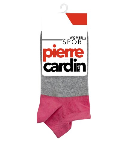 Носки женские Pierre Cardin серый меланж с розовым CR351 р 38-40