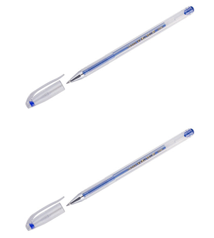 Ручка гелевая Crown Eras Jell 0,5 мм синяя 2 шт