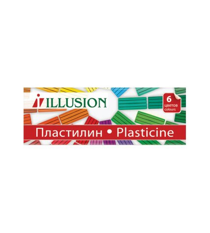 Пластилин Гамма Illusion 6 цветов