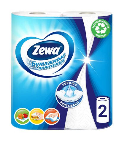 Бумажные полотенца Zewa 2 рулона