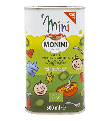 Оливковое масло Monini Mini Bio Extra Virgin 0,5 л