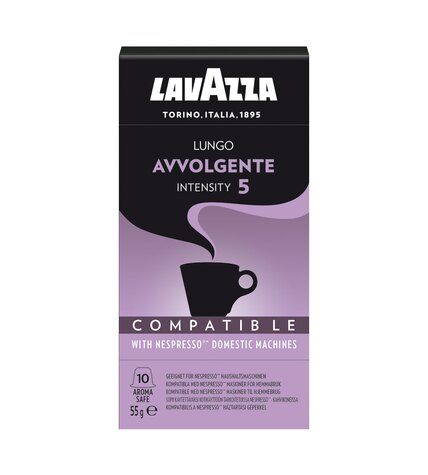 Кофе Lavazza Lungo Avvolgente в капсулах 5,5 г 10 шт