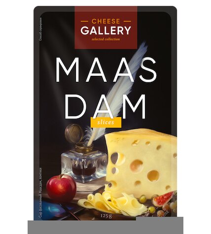 Сыр твердый Cheese Gallery Maasdam 45% 125 г