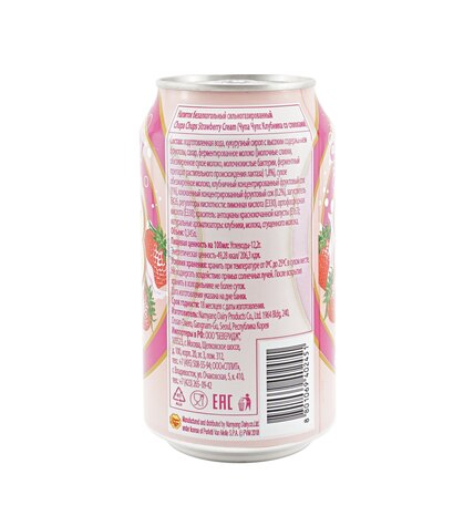 Газированный напиток Chupa Chups Клубничный крем 0,345 л купить