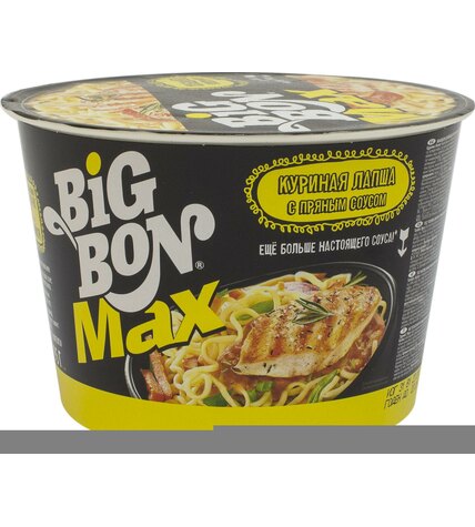 Лапша Big Bon Max куриная с пряным соусом