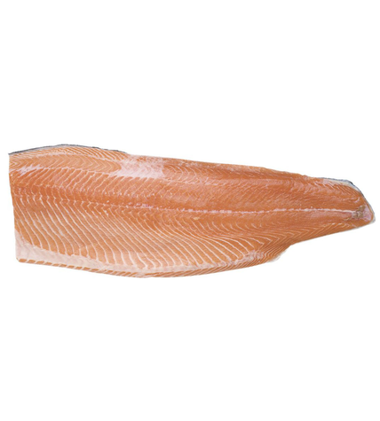 Филе лосося на коже охлажденное