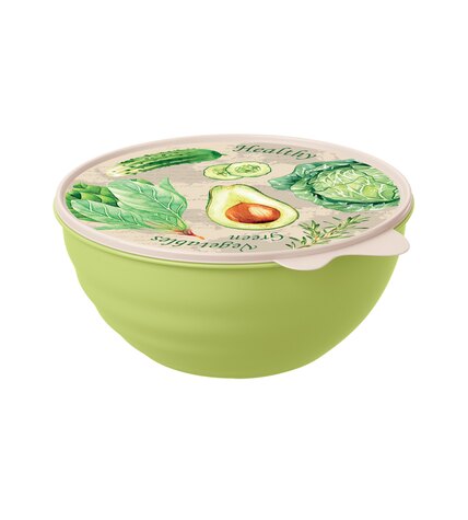 Миска с крышкой Phibo Wave 1,55 л цвета в ассортименте цена