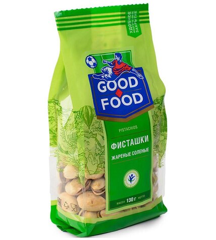 Фисташки Good Food жареные неочищенные 130 г купить