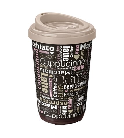 Термостакан Phibo с декором 400 мл в ассортименте купить