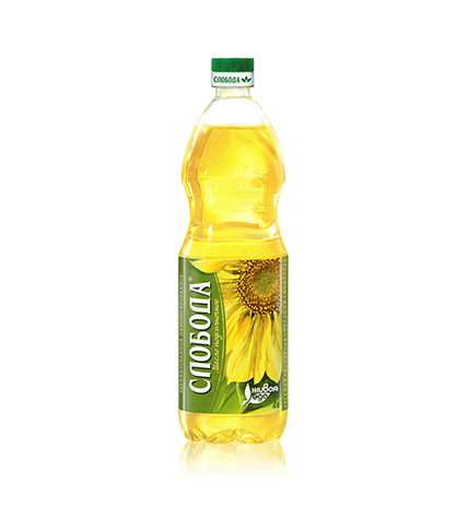 Подсолнечное масло Слобода 1 л