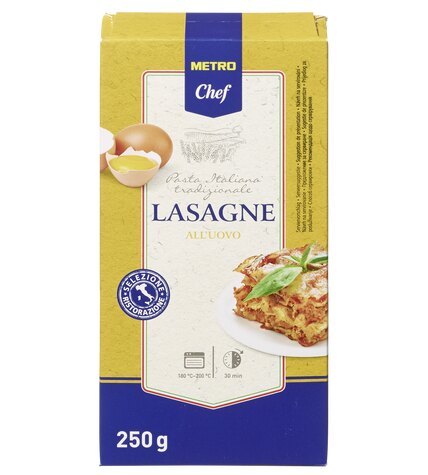 Макаронные изделия Metro Chef Lasagne яичные 250 г