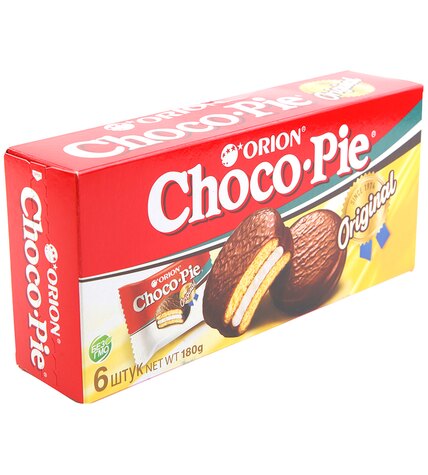 Печенье Orion Choco-pie в глазури 30 г х 6 шт