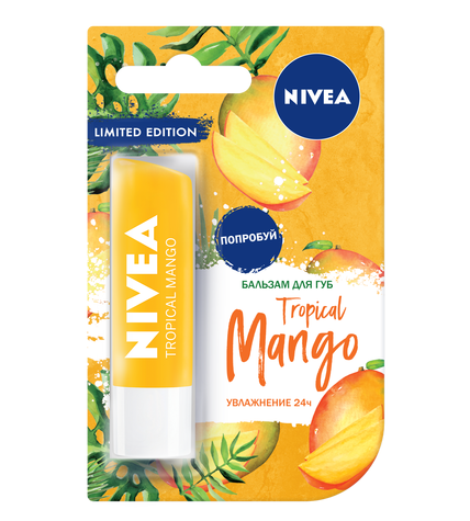 Бальзам для губ Nivea Тропический Манго 4,8 г