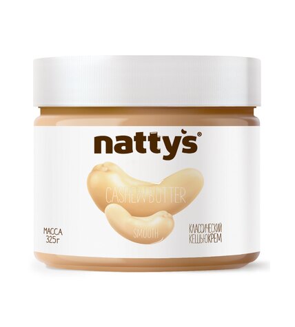 Паста Nattys Smooth кешью 325 г