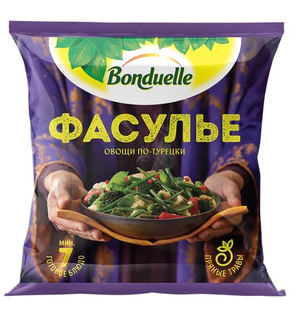 Овощная смесь Bonduelle Фасулье свежезамороженная 0,4 кг