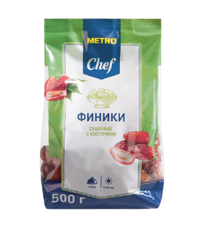 Финики Metro Chef с косточкой 500 г