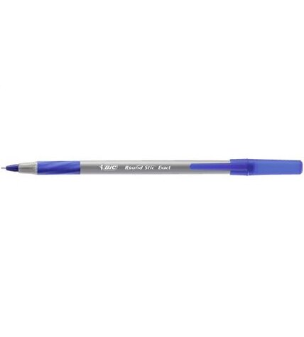 Ручка шариковая BIC Round Stic Exact 0,7 мм синяя 20 шт