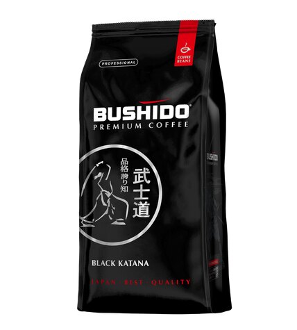 Кофе Bushido Черная Катана в зернах 1 кг