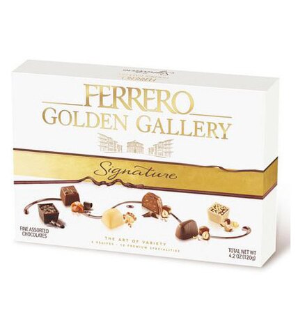 Набор шоколадных конфет Ferrero Golden Gallery Signature Ассорти 122 г