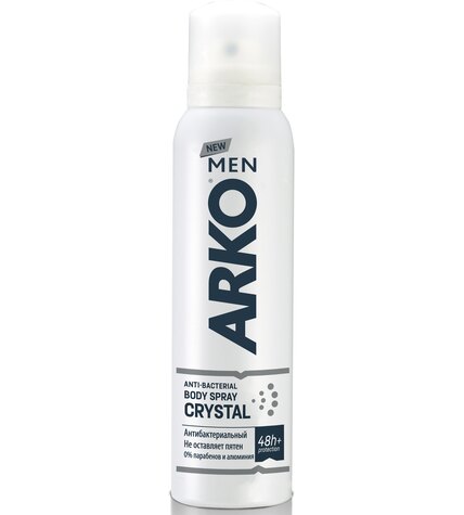 Дезодорант Arko Men Crystal спрей мужской 150 мл