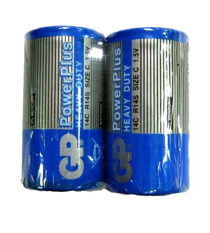 Батарейка Gp Batteries Power Plus С R14 2 шт