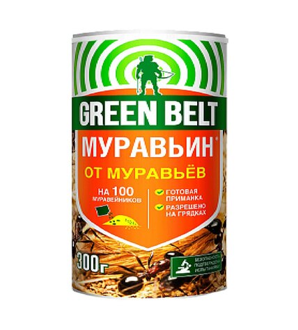 Средство от вредителей Green Belt Муравьин от садовых муравьев 300 г