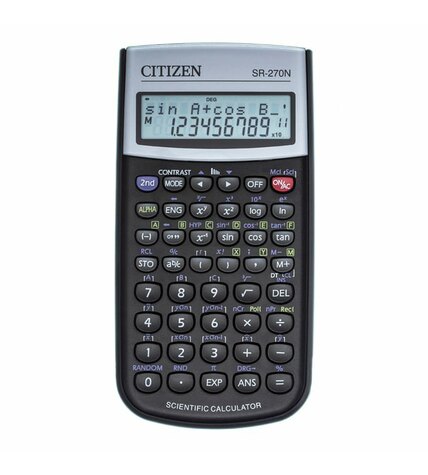 Калькулятор Citizen SR-270N 10+2 разрядов 80 х 154 х 14 мм