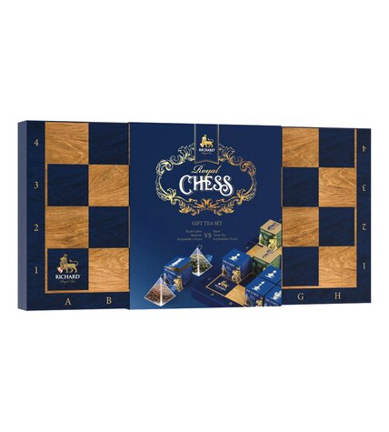 Чай Richard Royal Chess ассорти в пирамидках 1,7 г х 32 шт