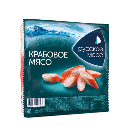 Крабовое мясо Русское Море охлажденное 200 г