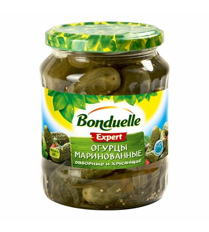 Огурцы Bonduelle отборные маринованные