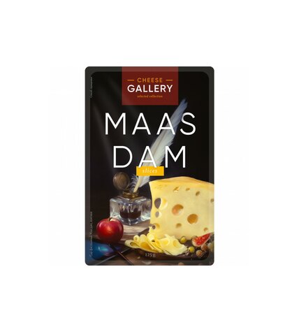 Сыр полутвердый Cheese Gallery Маасдам 45% 125 г