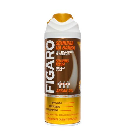 Пена для бритья Figaro Argan Oil мужская 400 мл