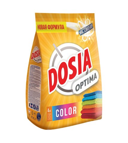 Стиральный порошок Dosia Optima Color автомат для цветного белья 4 кг