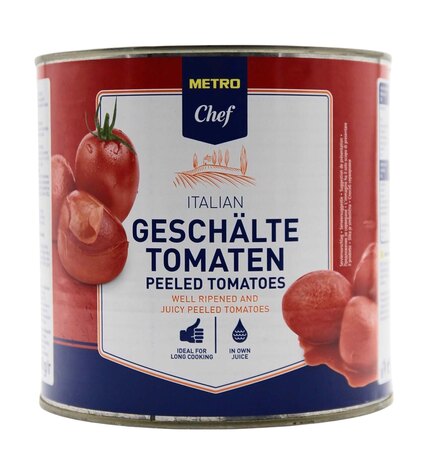 Томаты Metro Chef очищенные в томатном соке 2,5 кг