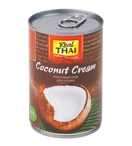 Сливки питьевые Real Thai кокосовые 21% 400 мл