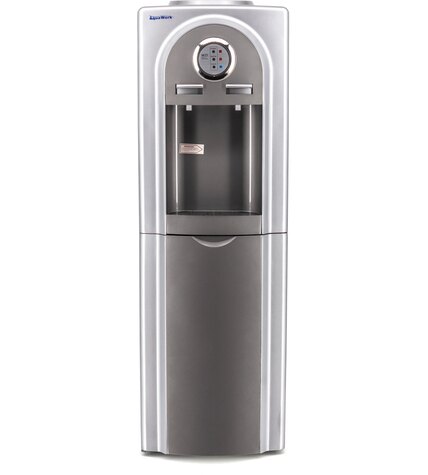 Кулер для воды Aqua Work 5-VB серый со шкафчиком электронный купить в Москве