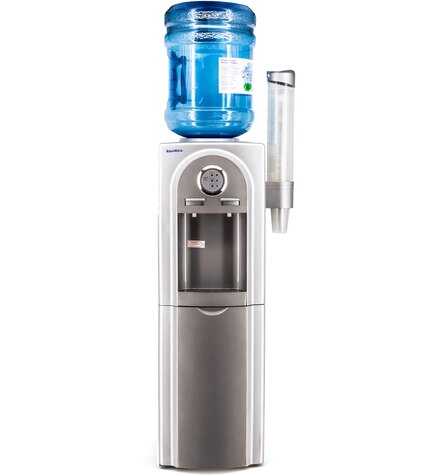 Кулер для воды Aqua Work 5-VB серый со шкафчиком электронный