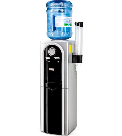 Кулер для воды Aqua Work 5-VB черный со шкафчиком электронный