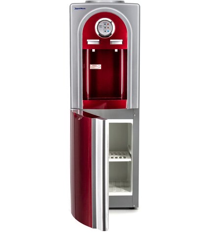 Кулер для воды Aqua Work 5-VB красный со шкафчиком электронный цена