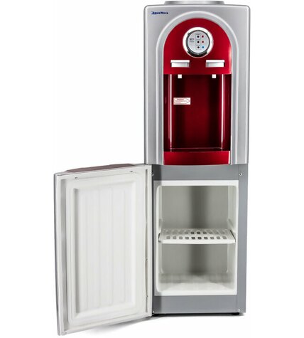 Кулер для воды Aqua Work 5-VB красный со шкафчиком электронный стоимость