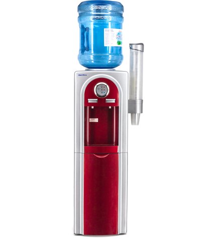 Кулер для воды Aqua Work 5-VB красный со шкафчиком электронный