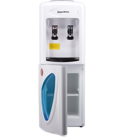Кулер для воды Водораздатчик Aqua Work 0.7-LWR белый со шкафчиком без охлаждения купить в Москве
