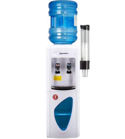 Кулер для воды Aqua Work 0.7-LR белый со шкафчиком компрессорный