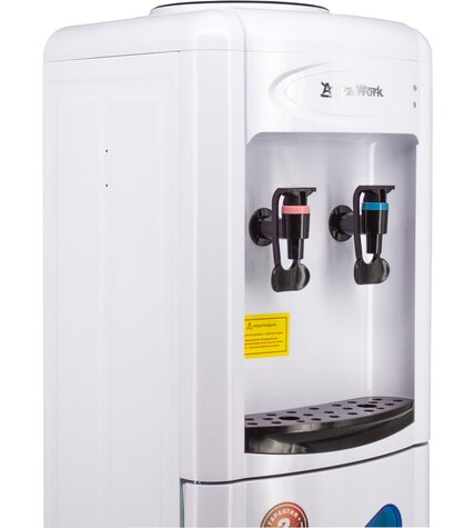 Кулер для воды Водораздатчик Aqua Work 0.7-LWR белый со шкафчиком без охлаждения