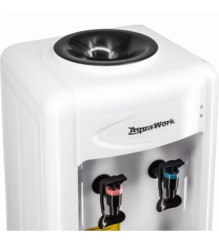 Кулер для воды Водораздатчик Aqua Work 0.7-LWR белый со шкафчиком без охлаждения